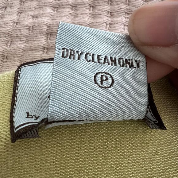 itw by Claude Brown Sweater Womens XS Light Green Cardigan Silk Blend Rhinestone - Picture 4 of 9